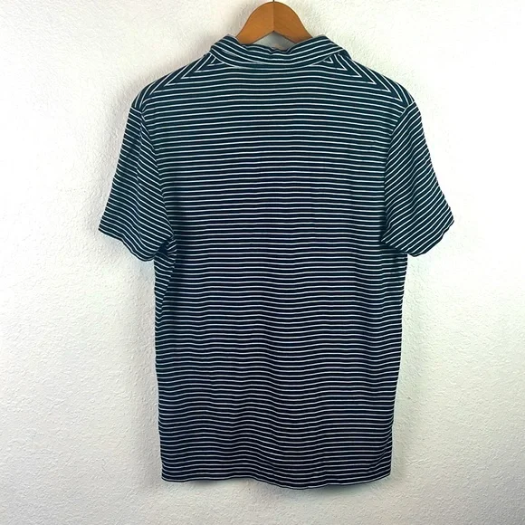 POLO RALPH LAUREN Classic Striped Collared 3-Button Shirt Short Sleeve Striped M - Picture 6 of 6